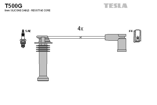 Set cablaj aprinder T500G TESLA