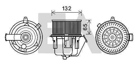 Motor eléctrico, ventilador habitáculo