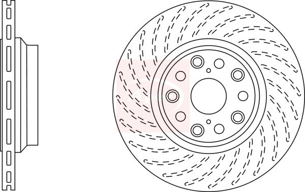 APEC Brake Disc DSK2831
