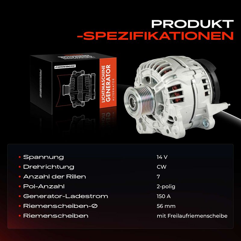 Frankberg 5481FB0032328 Alternator