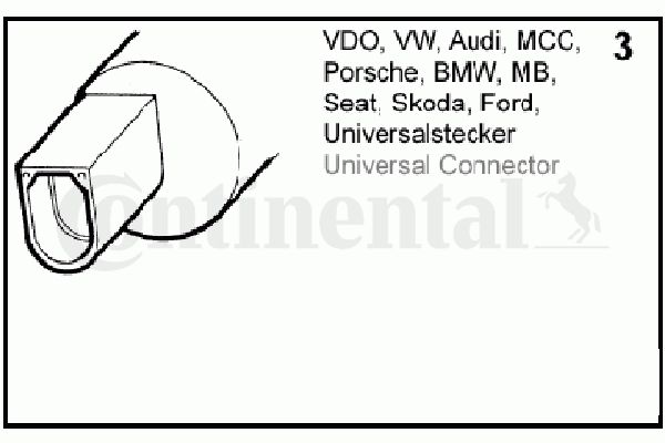 CONTINENTAL/VDO 246-083-002-022Z Washer Fluid Pump, window cleaning