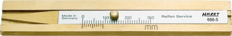 HAZET 666-5 Tester, tyre pressure/tread depth