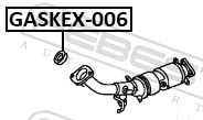FEBEST GASKEX-006 Gasket, exhaust manifold