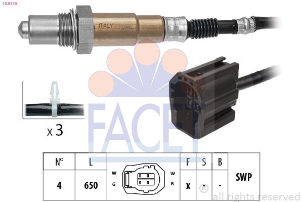 Кисневий датчик, Facet 10.8139