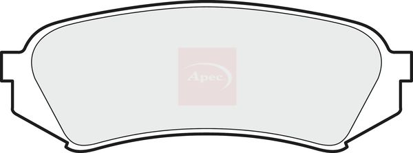 APEC Brake Pad Set, disc brake PAD1099
