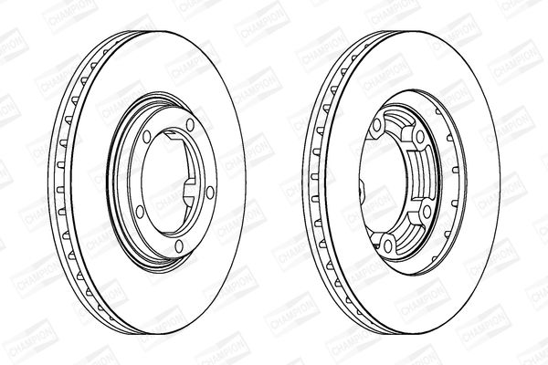 Гальмівний диск, Champion 562800