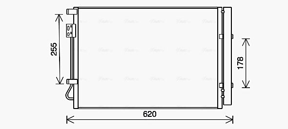 Конденсатор, система кондиціонування повітря, Ava HY5448D