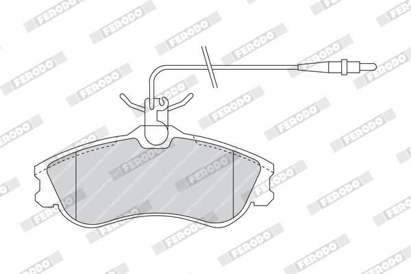 FERODO Plaquettes de frein à disque FDB1112