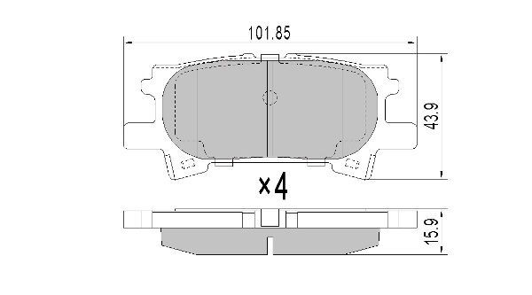 Автозапчастина TOYOTA 446648090 на LEXUS RX (MHU3_, GSU3_, MCU3_)