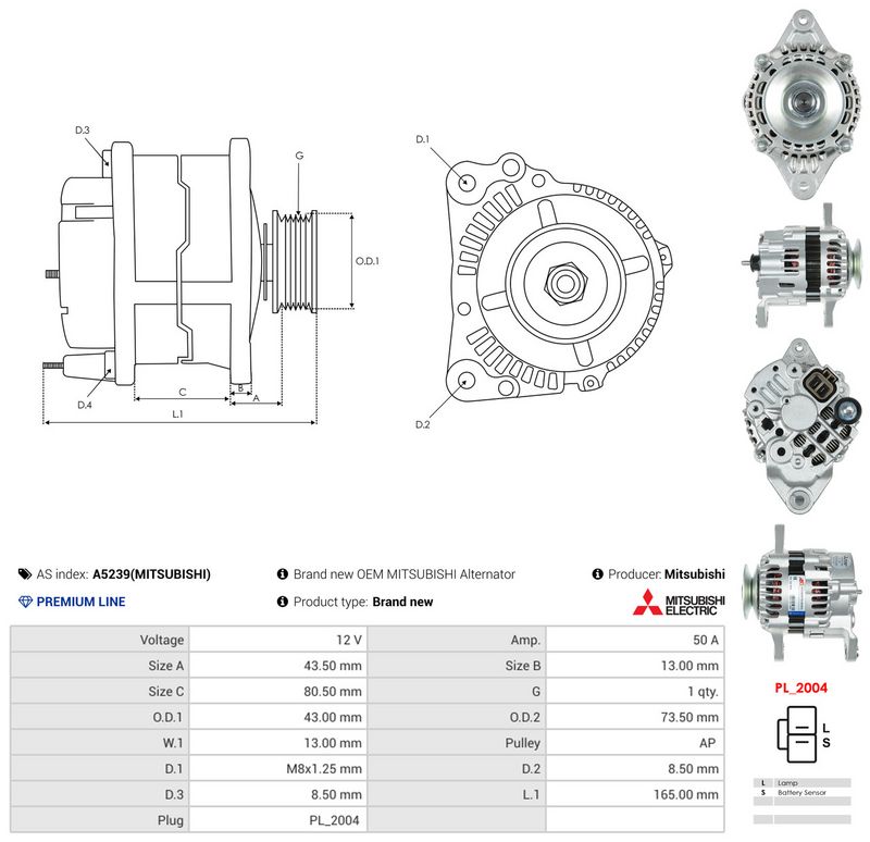 Prekės atitinka OEM kodą: A7T03771A