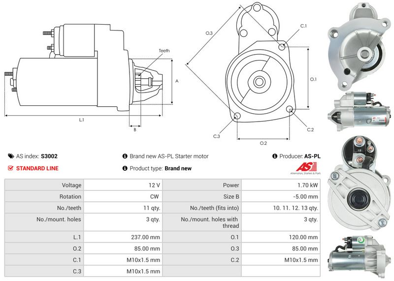 AS-PL S3002 Starter