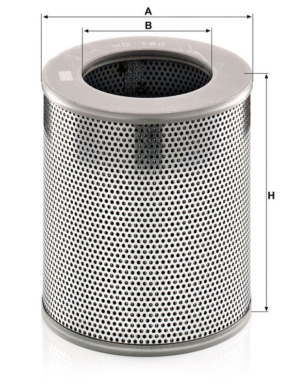 Hydraulisch filter (patroon) past: KOMATSU D85EX/PX-15, PC400, PC400-7, PC400-7EO, PC400-8, PC400LC-7, PC400LC-8, PC450-7, PC450-7K, PC450LC-7EO, PC450LC-8, WA 470-5, WA 480-5