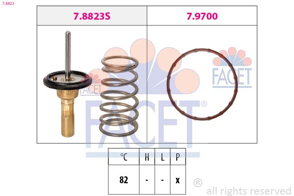 THERMOSTAT KüHLMITTEL FACET 78823