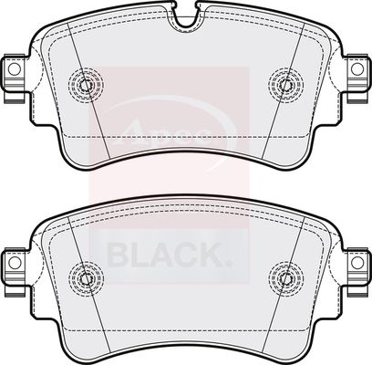 APEC Brake Pad Set, disc brake PAD2095B