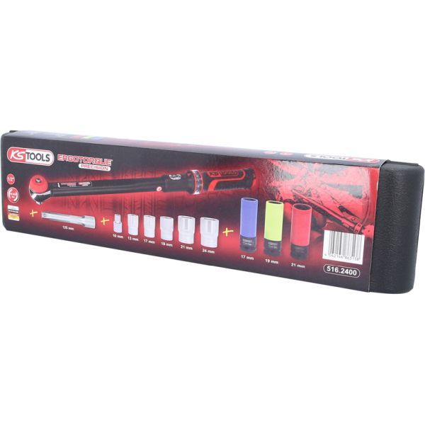 Dünamomeetriline võti, komplekt, KS TOOLS 516.2400