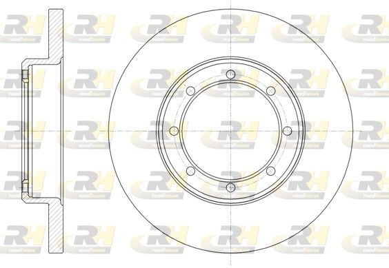 Гальмівний диск, Roadhouse 61476.00