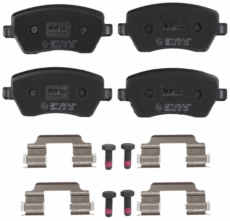 TRW GDB3332 Brake Pad Set, disc brake