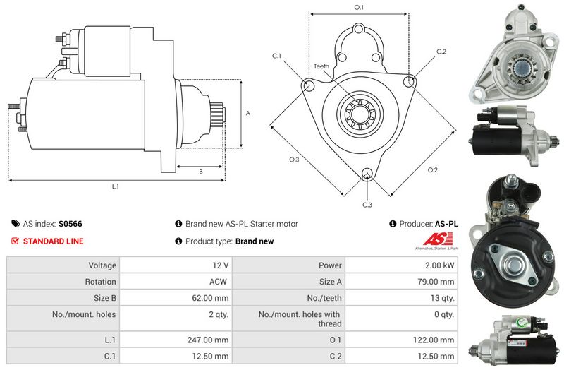 AS-PL S0566 Starter