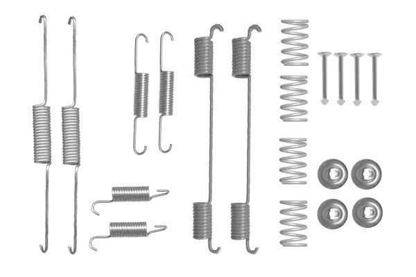 Комплект приладдя, гальмівна колодка, CHRYSLER Voyager -01, Bosch 1987475315