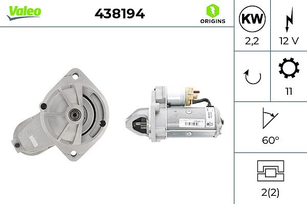 Μίζα  VALEO ORIGINS NEW O.E. TECHNOLOGY