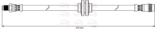 APEC Brake Hose HOS4158