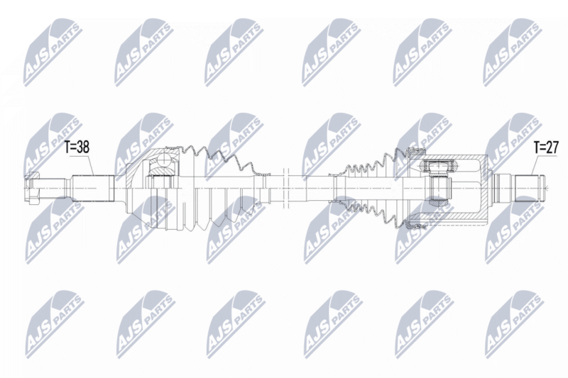 NTY NPW-FR-207 - Drive Shaft