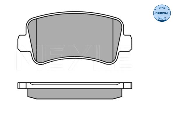 MEYLE 025 251 1218/W Brake Pad Set, disc brake