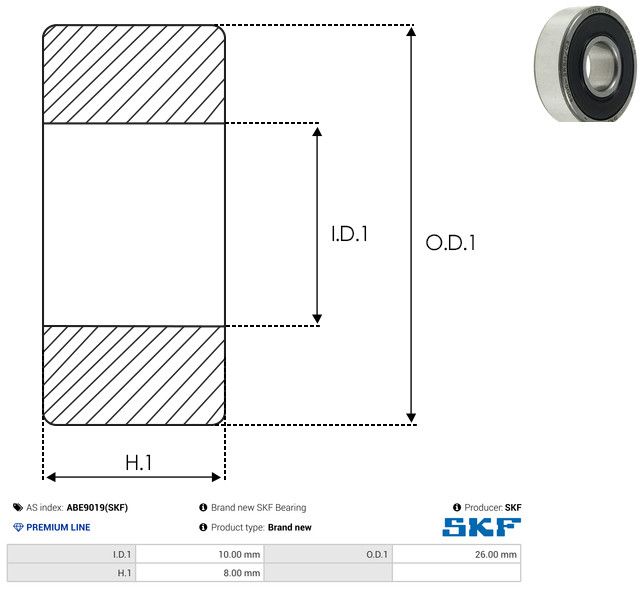 AS-PL ABE9019(SKF) Bearing