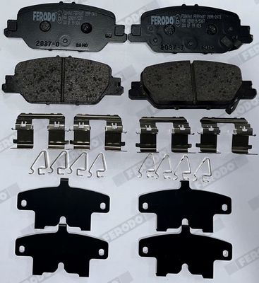 FERODO FDB4961 Brake Pad Set, disc brake