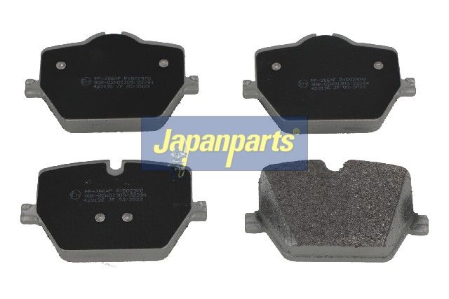 set placute frana,frana disc JAPANPARTS PP-266AF