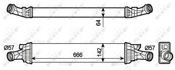 NRF 30289 Charge Air Cooler