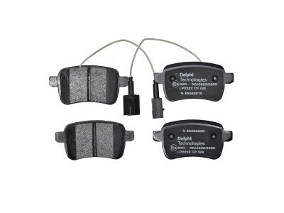 DELPHI LP2222 Brake Pad Set, disc brake