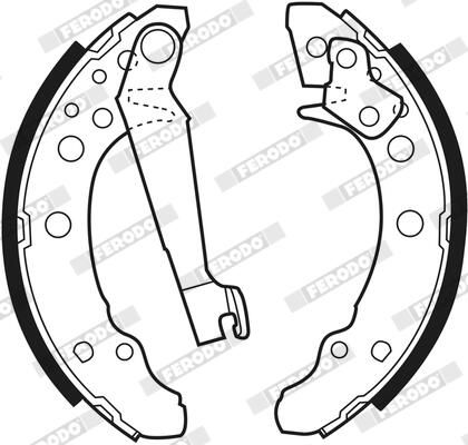 FERODO FSB191 Brake Shoe Set