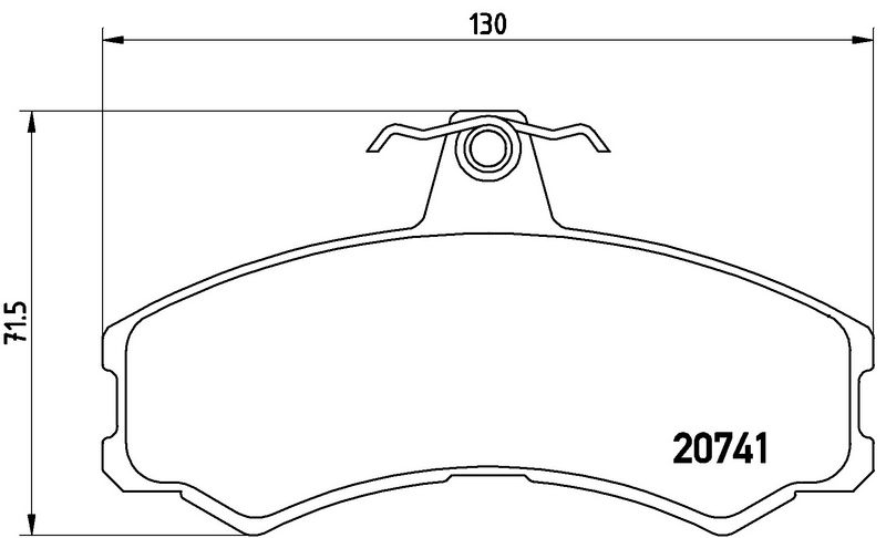BREMBO PA6024 Brake Pad Set, disc brake