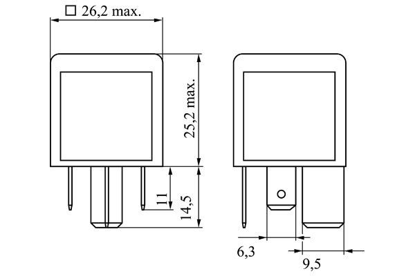 BOSCH 0 986 332 002 Relay