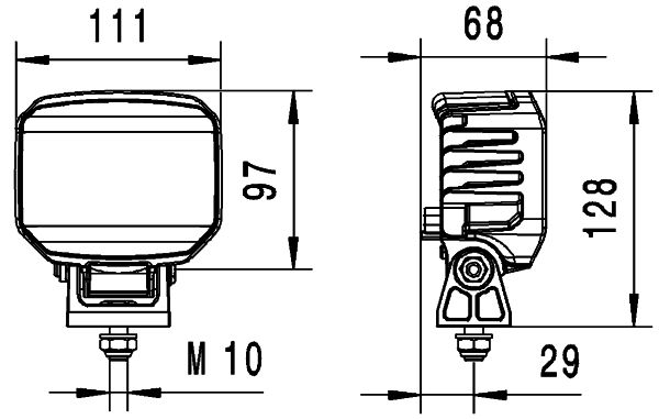 světlomet pracovní LED POWER BEAM 1800 COMPACT 1GA996488-011