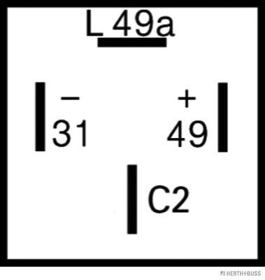 Přerušovač blinkru 75605179