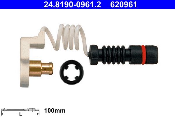 Конт. попер. сигналу, знос гальм. накл., Ate 24.8190-0961.2