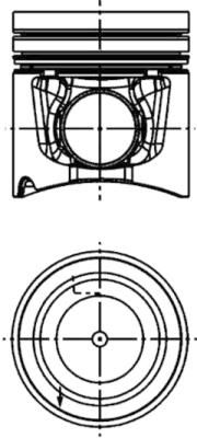Product Image - Zuiger - 40666600 - KOLBENSCHMIDT