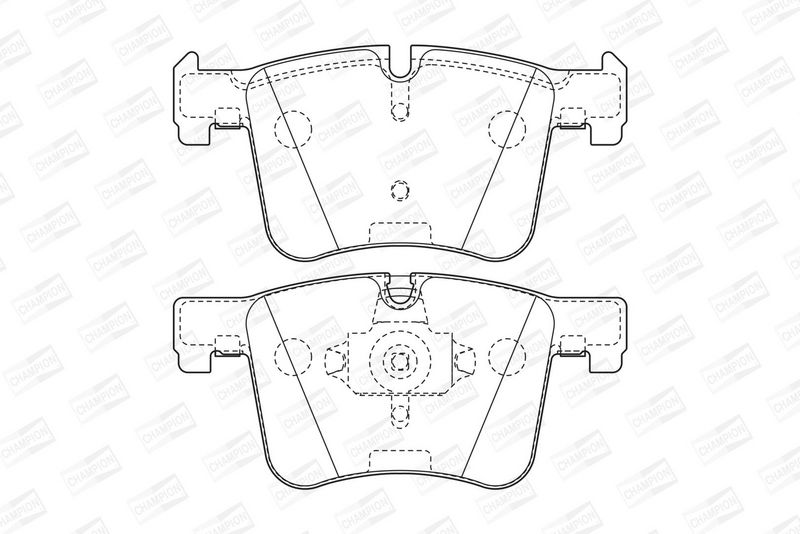 CHAMPION Plaquettes de frein à disque 573432CH