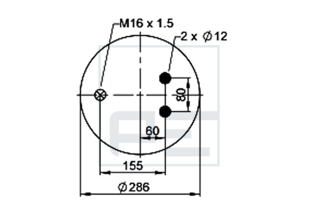 Mech, pneumatické odpružení 084.335-71A