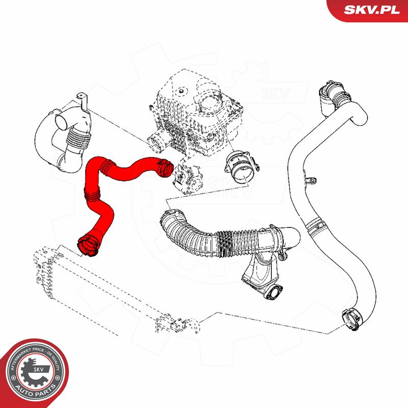 ESEN SKV 24SKV809 Charge Air Hose