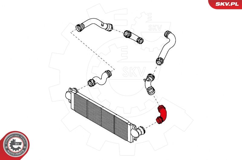 ESEN SKV 43SKV101 Charge Air Hose
