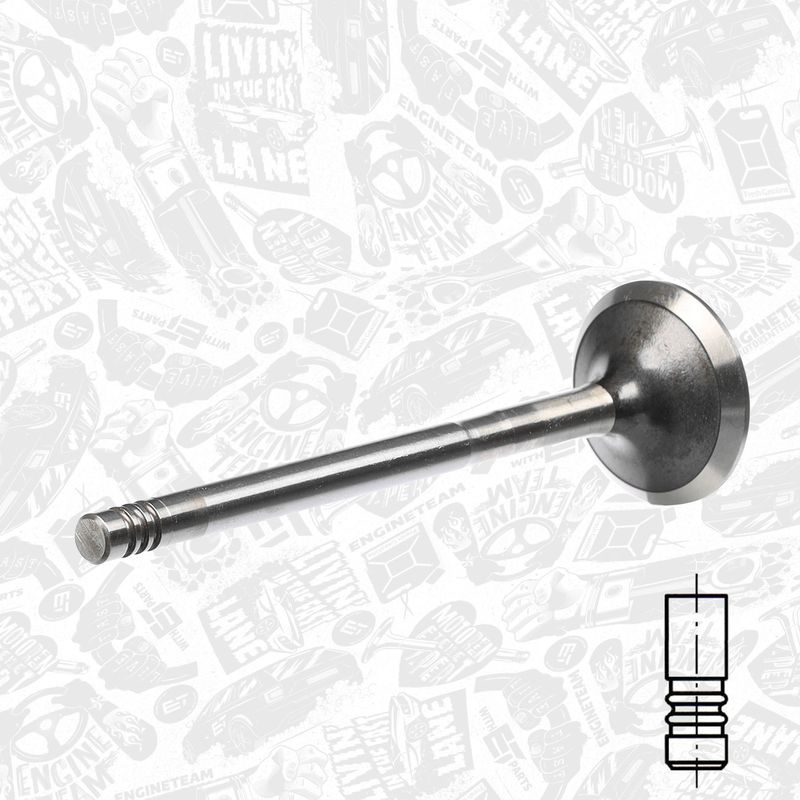 Product Image - Uitlaatklep - VE0037 - ET ENGINETEAM