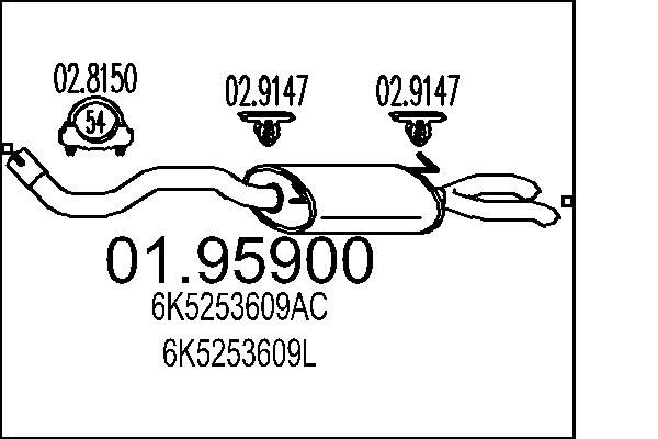 Глушник, Mts 01.95900