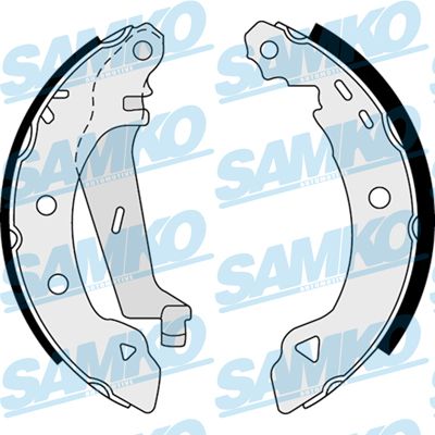Комплект гальмівних колодок, Samko 87530