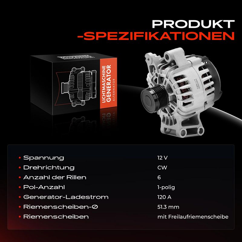 Frankberg 5481FB0032107 Alternator
