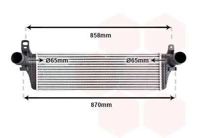 Охолоджувач наддувального повітря, Van Wezel 58004313