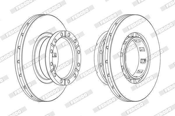 Brzdový kotouč FCR318A