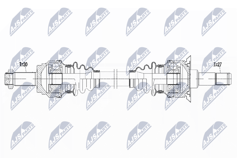 NTY hajtótengely NPW-BM-159